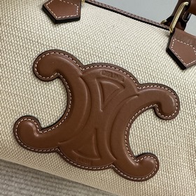 Подлинный продукт Новинка CELINE Маленькая сумка из кожи с логот