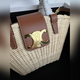 Подлинный товар CELINE Курортная серия корзина для продуктов Нат