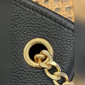 Подлинная новая сумка с двойной цепочкой Сумка с цепочкой из газе