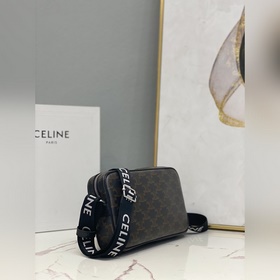 Подлинный товар CELINE TRIOMPHE CANVAS сумка-мессенджер с логоти