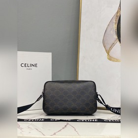 Подлинный товар CELINE TRIOMPHE CANVAS сумка-мессенджер с логоти
