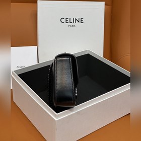 Подлинный Celine * Маленькая багетная сумка 197993# Золотистая це