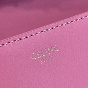 Подлинный Celine * Маленькая багетная сумка 197993# Металлическая