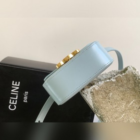Подлинный продукт Мини-сумка Celine Triomphe Импортная кожа, внут