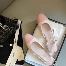 【Chanel】 Новая серия туфель с открытым пяткой от Chanel!  Кажда