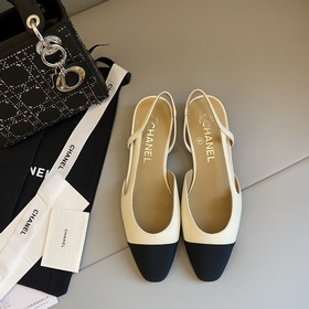 【Chanel】 Новая серия туфель с открытой пяткой от Chanel!  Кажда