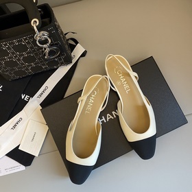 【Chanel】 Новая серия туфель с открытой пяткой от Chanel!  Кажда