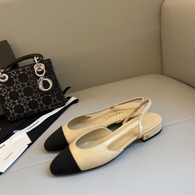 【Chanel】 Новая серия туфель с открытой пяткой от Chanel!  Кажда