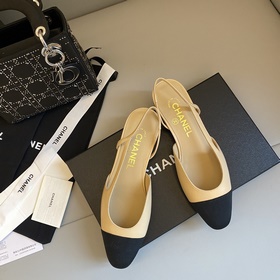 【Chanel】 Новая серия туфель с открытой пяткой от Chanel!  Кажда
