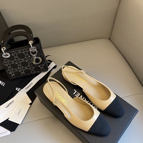 【Chanel】 Новая серия туфель с открытой пяткой от Chanel!  Кажда