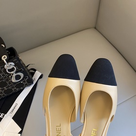 【Chanel】 Новая серия туфель с открытой пяткой от Chanel!  Кажда