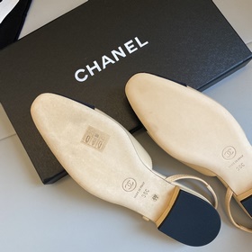 【Chanel】 Новая серия туфель с открытой пяткой от Chanel!  Кажда