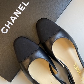 【Chanel】 Новая серия туфель с открытой пяткой от Chanel!  Кажда