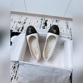 Новинка от Top Brand： туфли-лодочки с контрастной отделкой Балетк