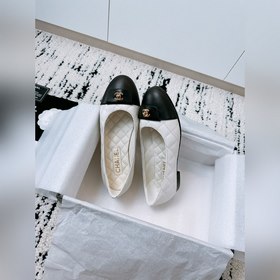 Новинка от Top Brand： туфли-лодочки с контрастной отделкой Балетк