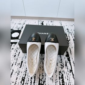Новинка от Top Brand： туфли-лодочки с контрастной отделкой Балетк