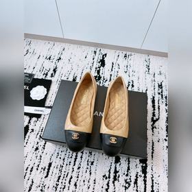 Новинка от Top Brand： туфли-лодочки с контрастной отделкой Балетк