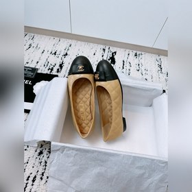 Новинка от Top Brand： туфли-лодочки с контрастной отделкой Балетк
