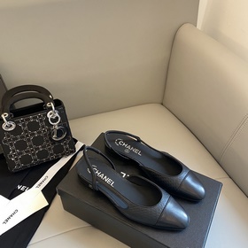 【Chanel】 Новая серия туфель с открытой пяткой от Chanel!  Кажда