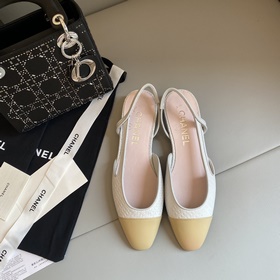 【Chanel】 Новая серия туфель с открытой пяткой от Chanel!  Кажда