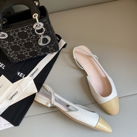 【Chanel】 Новая серия туфель с открытой пяткой от Chanel!  Кажда