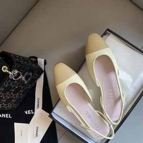 【Chanel】 Новая серия туфель с открытой пяткой от Chanel!  Кажда