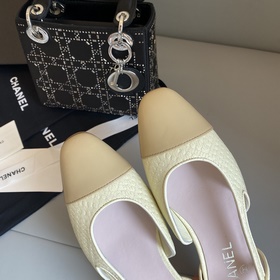 【Chanel】 Новая серия туфель с открытой пяткой от Chanel!  Кажда