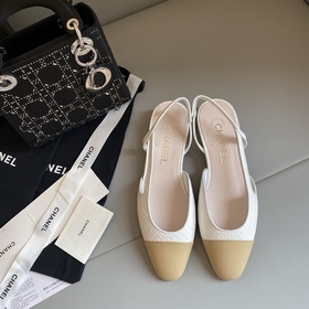 【Chanel】 Новая серия туфель с открытой пяткой от Chanel!  Кажда