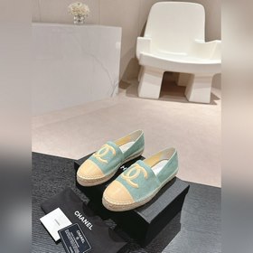 CHANEL маленькие туфли-тапочки с подошвой из пеньковой веревки. В