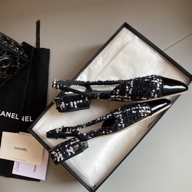【Chanel】 Новая серия туфель с открытой пяткой от Chanel!  Кажда