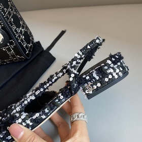 【Chanel】 Новая серия туфель с открытой пяткой от Chanel!  Кажда