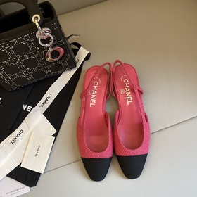 【Chanel】 Новая серия туфель с открытой пяткой от Chanel!  Кажда