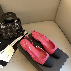 【Chanel】 Новая серия туфель с открытой пяткой от Chanel!  Кажда