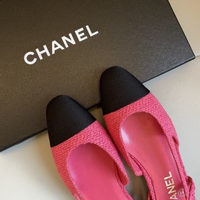 【Chanel】 Новая серия туфель с открытой пяткой от Chanel!  Кажда