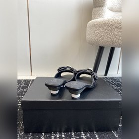 CHANEL 24ss балетки с бантиком Остались в запасе, кожаная подошв