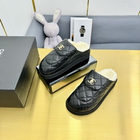 Высокое качество Новые тапочки CHANEL CHANEL 2025 Популярные туфл