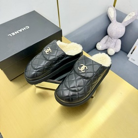 Высокое качество Новые тапочки CHANEL CHANEL 2025 Популярные туфл