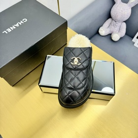 Высокое качество Новые тапочки CHANEL CHANEL 2025 Популярные туфл