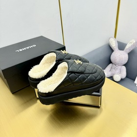 Высокое качество Новые тапочки CHANEL CHANEL 2025 Популярные туфл