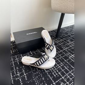 CHANEL Chanel 24ss Новая летняя модель плетеные сандалии с перемы