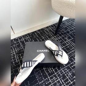 CHANEL Chanel 24ss Новая летняя модель плетеные сандалии с перемы