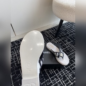 CHANEL Chanel 24ss Новая летняя модель плетеные сандалии с перемы