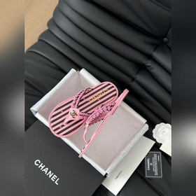 Chanel 24P сапоги с плетеными ремешками Новый материал Плетеный в