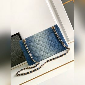 1112 Средний размер 2,55 Новая модель джинсовой сумки CHANEL CF24