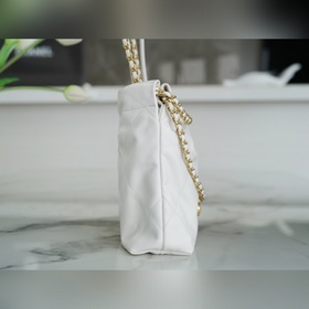 23s Весна-лето 2022 Новая модель 22Mini bag Кожа белого цвета Дол