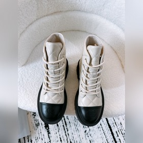 Заказ на покупку 24FW короткие ботинки для ранней осени, эластичн