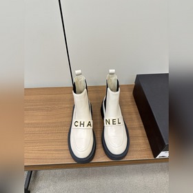 2025ss Chanel Ботинки-челси с толстой подошвой и буквой «L» 23ss