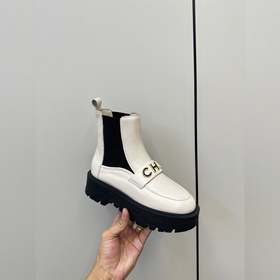 2025ss Chanel Ботинки-челси с толстой подошвой и буквой «L» 23ss