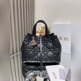Подлинный продукт, высокое качество Сумка Dior Toujours (черная,