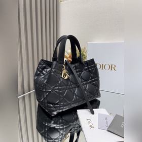Подлинный продукт, высокое качество Сумка Dior Toujours (черная, 